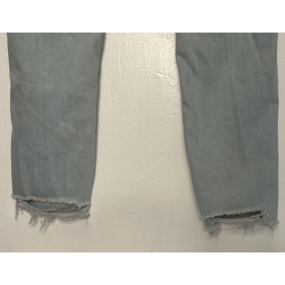 Monfrere Ledger Cropped Dist Capri Jeans Mens W31 x L26 Light Wash Cotton Blend - Picture 5 of 8